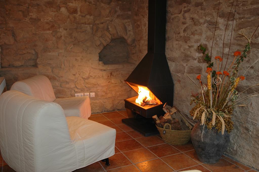 Casa Con Chimenea Y Vista Al Valle - Cal Valeriet Montsonis 외부 사진